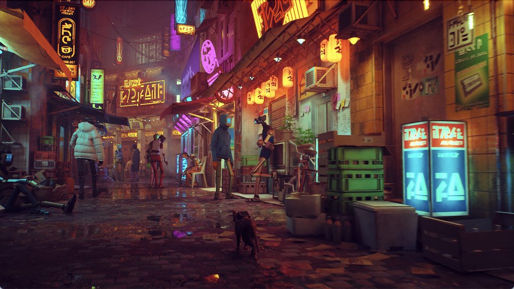 叮咚News｜分享新奇與樂趣 - 圖2 玩家遊走在賽博朋克風格城市 圖片來源：Stray Playstation官方網站