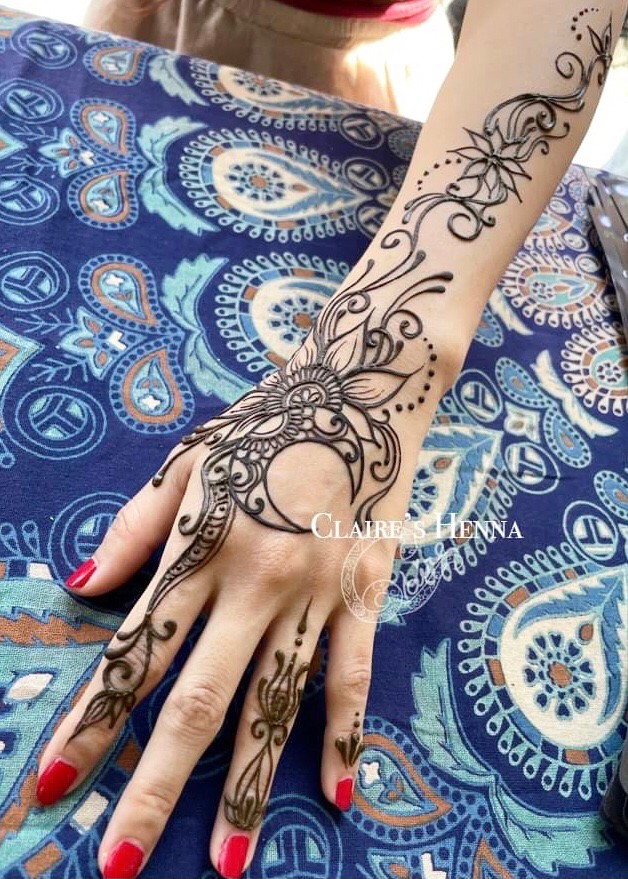 你聽過印度Henna彩繪嗎?百變風格、華麗圖騰讓蔡依林等名人都熱愛! 11 印度Henna彩繪