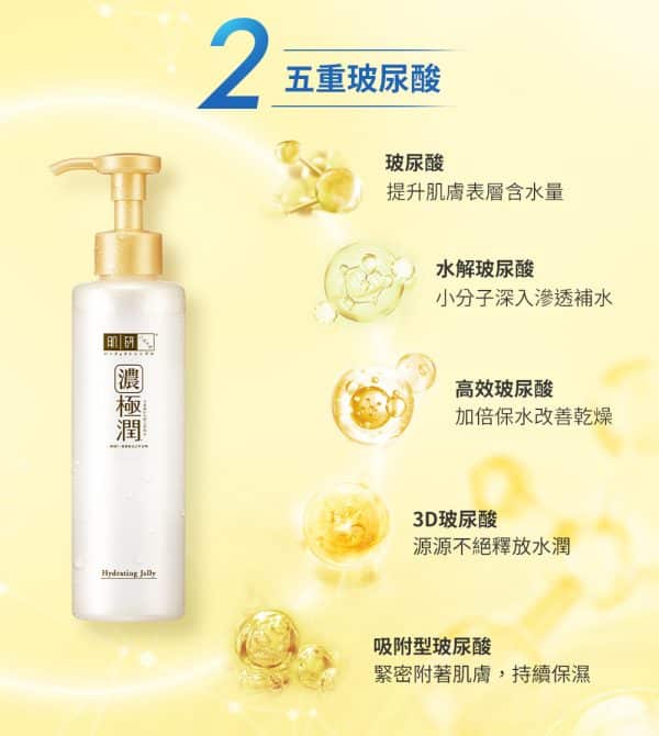 Hada-Labo 肌研 極潤多效精華水感凝露 180ml：圖片 3