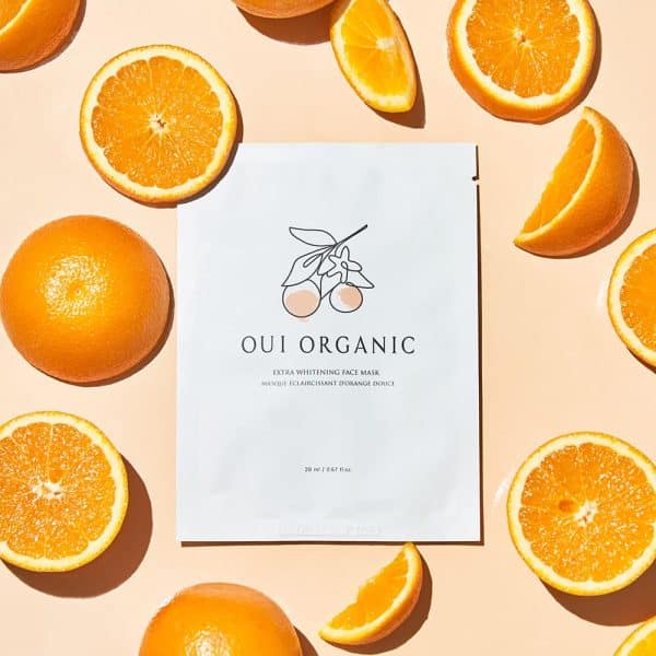 唯有機Oui Organic-甜橙淨白極光面膜 五入組：圖片 4