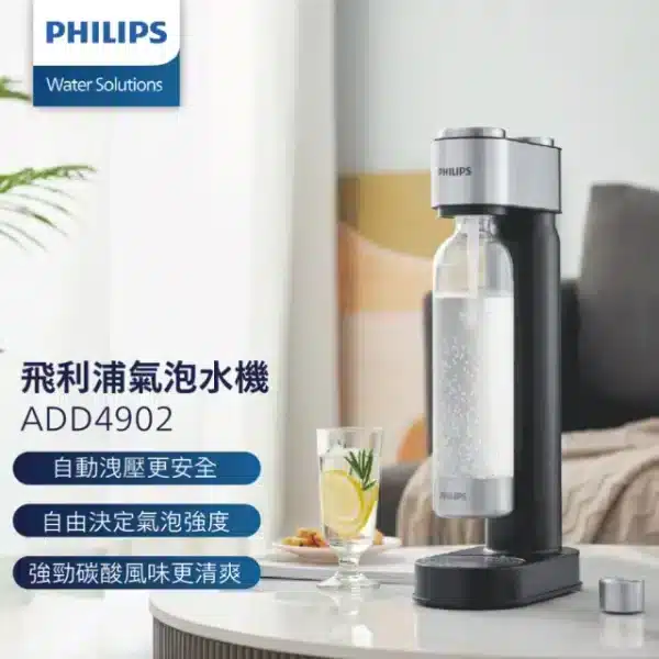 【PHILIPS 飛利浦】GOZERO 氣泡水機(ADD4902)：圖片 2