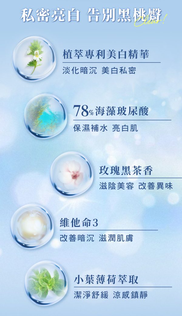 黛后 dr.hold 嫩白保濕私密面膜慕斯100ml：圖片 3