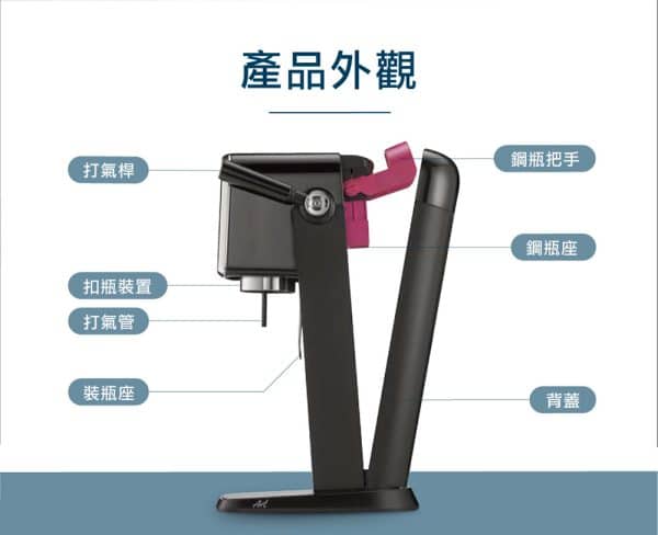 SODASTREAM ART自動扣瓶拉桿式氣泡水機：圖片 9