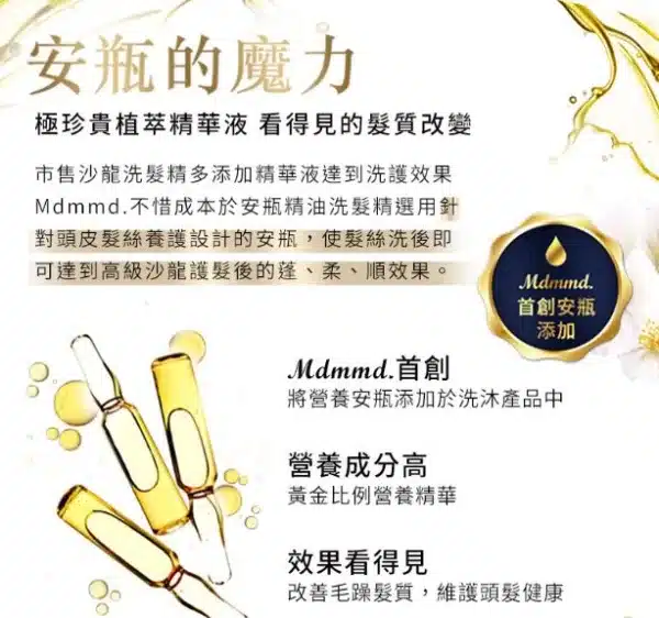 Mdmmd明洞國際_去屑洗髮精推薦_琥珀香水安瓶精油：圖片 3