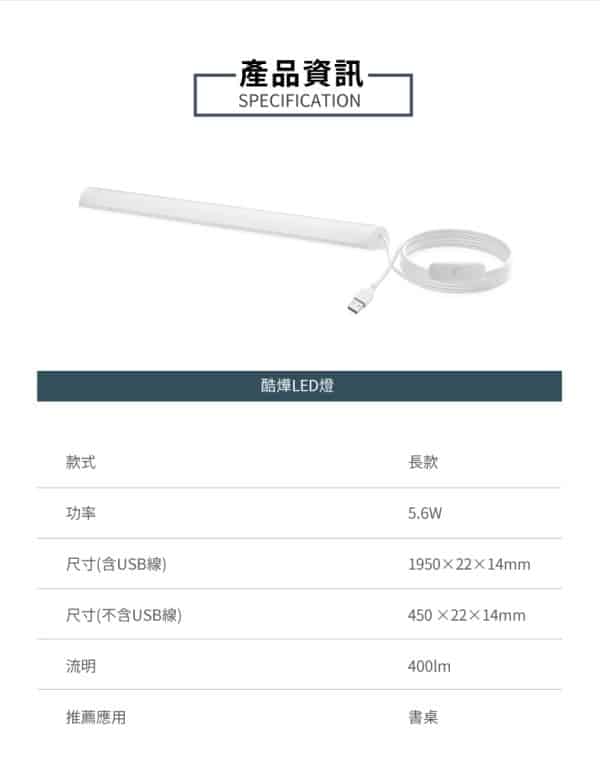 Philips 飛利浦 酷燁45cm 磁吸LED燈條：圖片 6