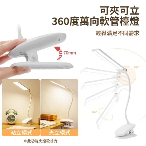 雙頭 LED 檯燈：圖片 3