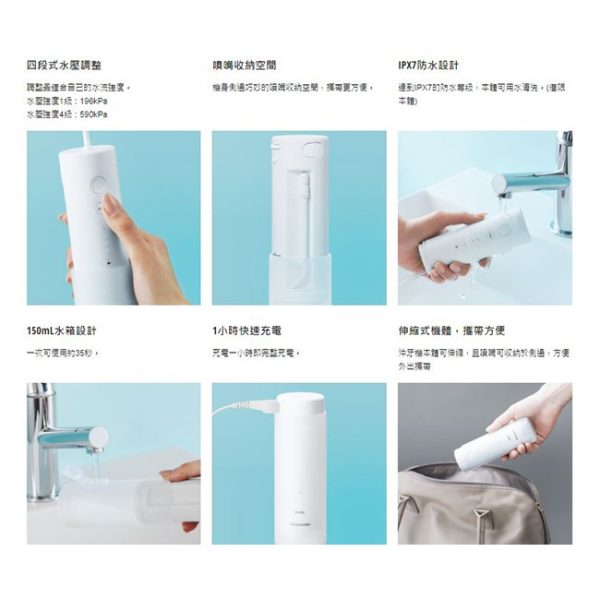 Panasonic 國際牌 無線噴射水流沖牙機：圖片 2