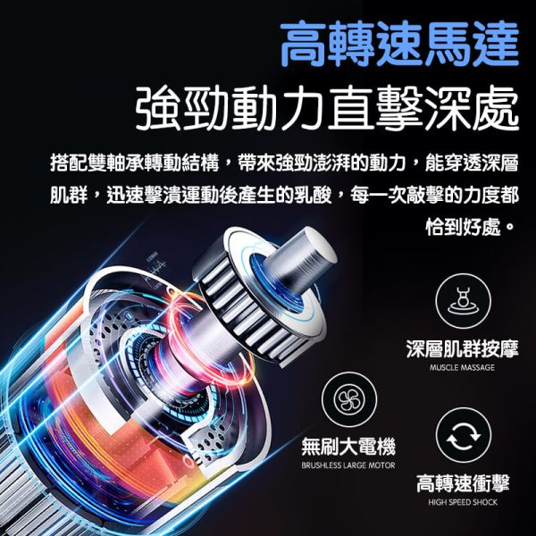 鴻嘉源 K6 52段筋膜按摩槍：圖片 2