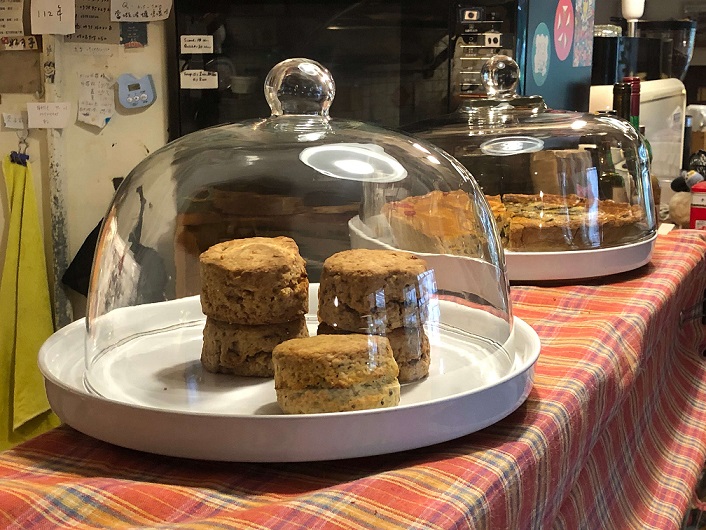 Picnic Cafe 野餐咖啡開箱|菜單、評論、台大不限時咖啡廳開箱!公館咖啡廳 Picnic Cafe 野餐咖啡-司康