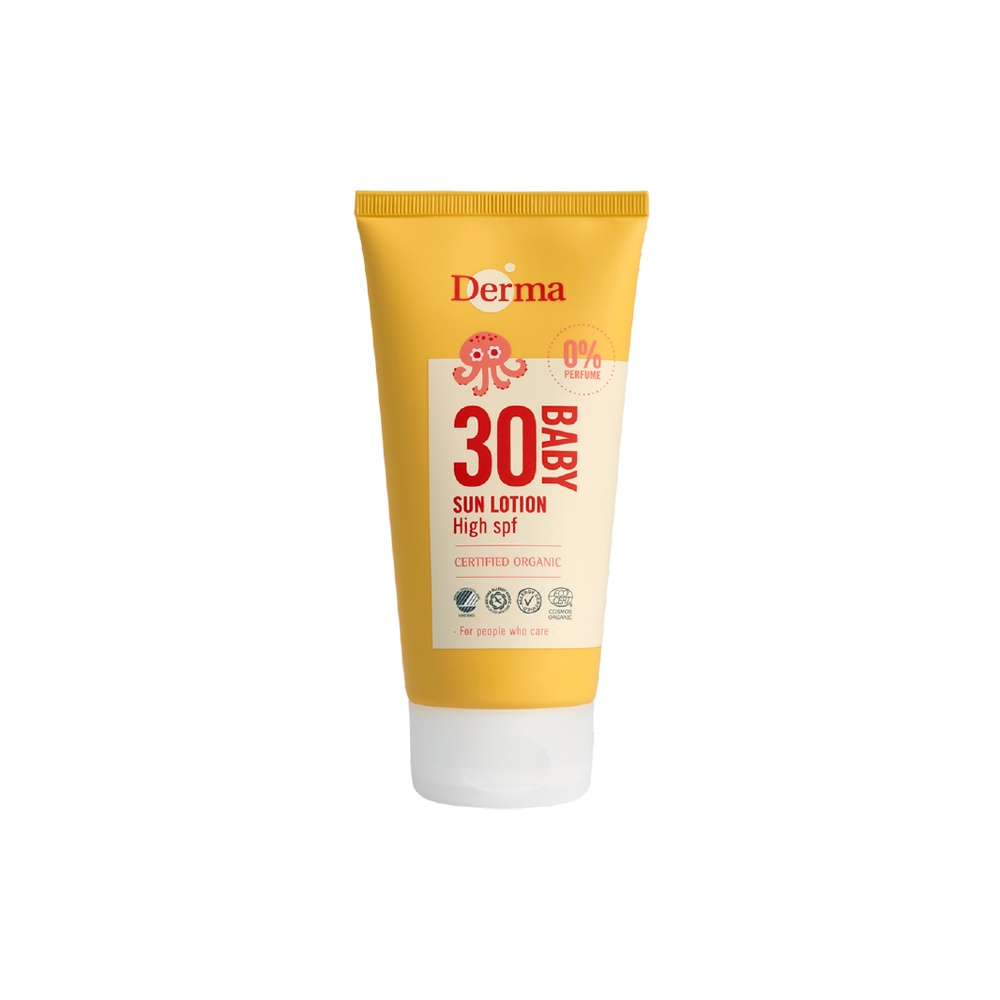 Derma 丹麥 寶寶有機防水物理防曬霜