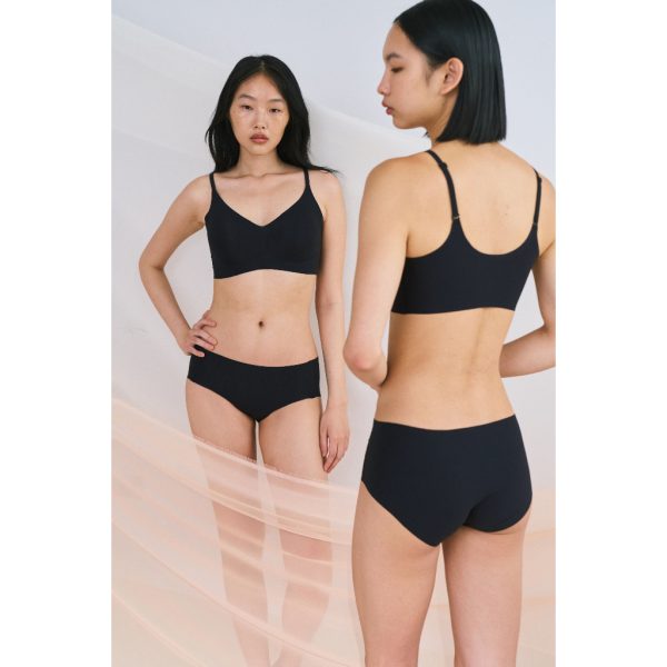 【Fashion For Yes】萊卡款24HRS失憶內衣-黑細肩：圖片 11