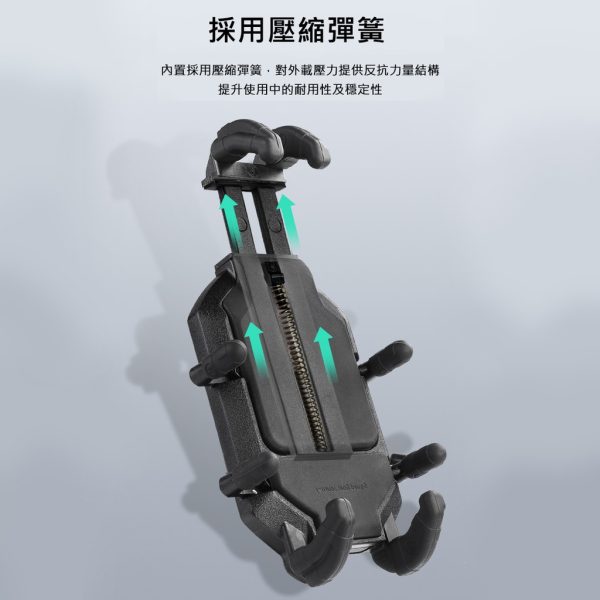 五匹 MWUPP osopro系列 甲殼減震版 機車手機支架：圖片 17