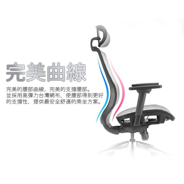 irocks｜ T03 人體工學電腦椅：圖片 4
