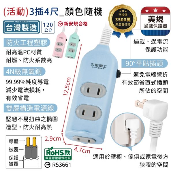 台灣製 過載斷電多開延長線：圖片 31