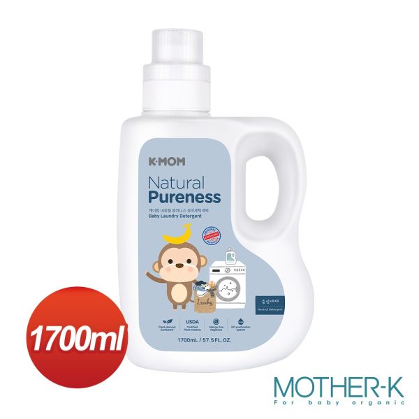 【韓國K-MOM】有機植萃嬰幼兒洗衣精 1700ml