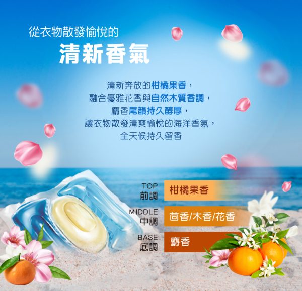 白鴿防蹣香氛天然洗衣凝珠：圖片 5