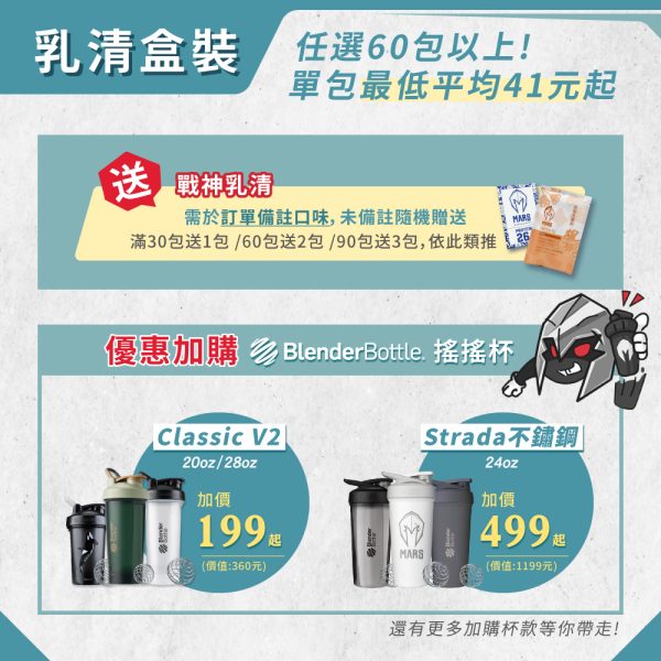 戰神 MARS 隨手包全系列 乳清蛋白：圖片 3