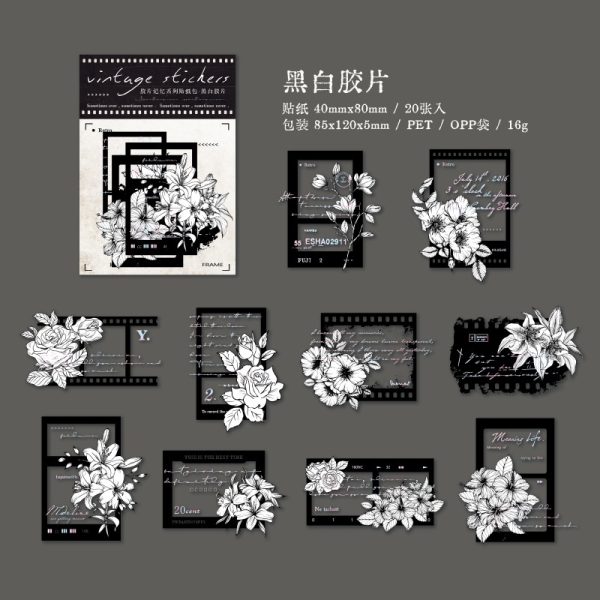 手帳貼紙-花框貼紙、膠片貼紙：圖片 6