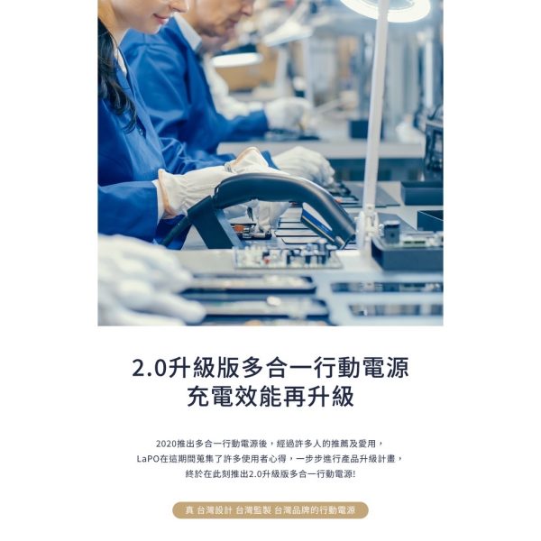 LaPO二代多功能無線快充行動電源：圖片 12