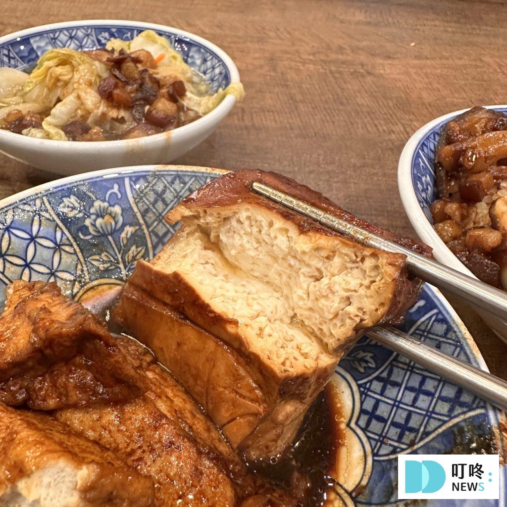 小王煮瓜|台北必比登美食:黑金滷肉飯、清湯瓜仔肉必點!華西街內排隊美食! 小王煮瓜_滷豆腐2