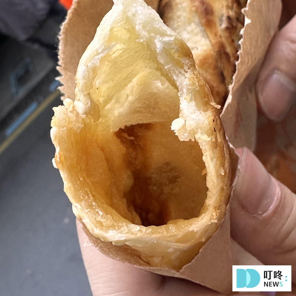 無名推車燒餅|台北必比登美食:大推長燒餅、紅豆餅!15元銅板價夜市美食! 無名推車燒餅-甜酥餅