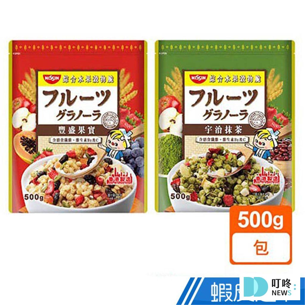日清 Nissin 綜合水果穀物脆 豐盛果實/宇治抹茶 500g　$189