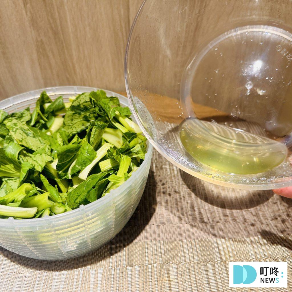 OXO 蔬菜脫水器_蔬菜示範結果