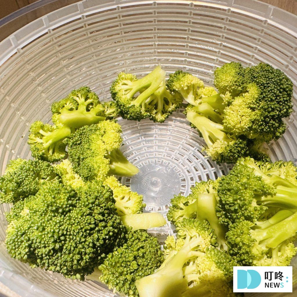 OXO 蔬菜脫水器_花椰菜示範結果