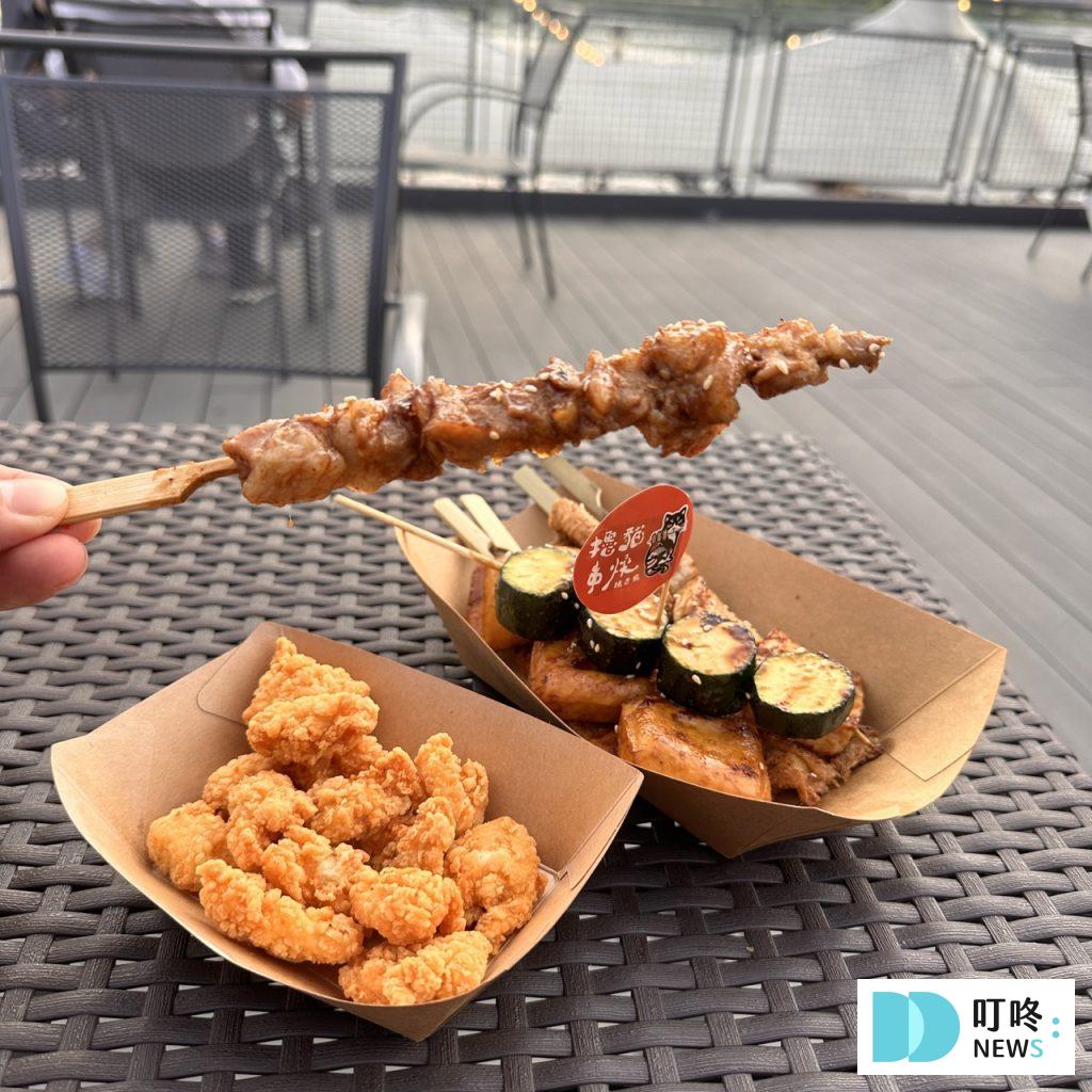 【關渡碼頭貨櫃市集】2024 台北最新市集開箱!營業時間、交通、美食一次看! 關渡碼頭貨櫃市集_串燒
