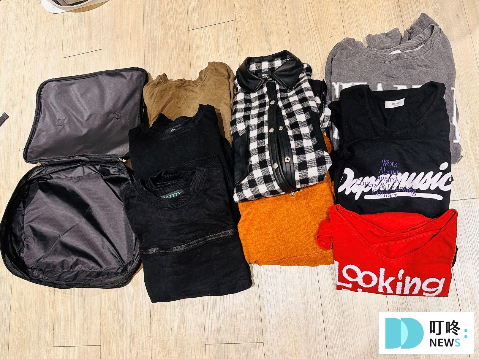 Travel Gear 旅行壓縮袋_擺放實驗