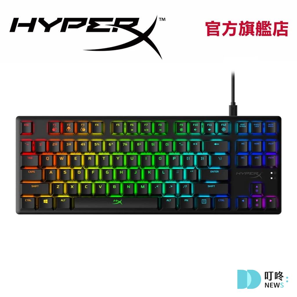 電競鍵盤推薦|ptt、dcard最好用10款電競鍵盤品牌,類型、軸體怎麼選? 電競鍵盤推薦-HyperX Alloy Origins Core