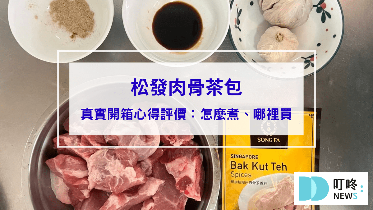 松發肉骨茶包｜真實開箱心得評價，新加坡必吃肉骨茶怎麼煮、哪裡買一次看