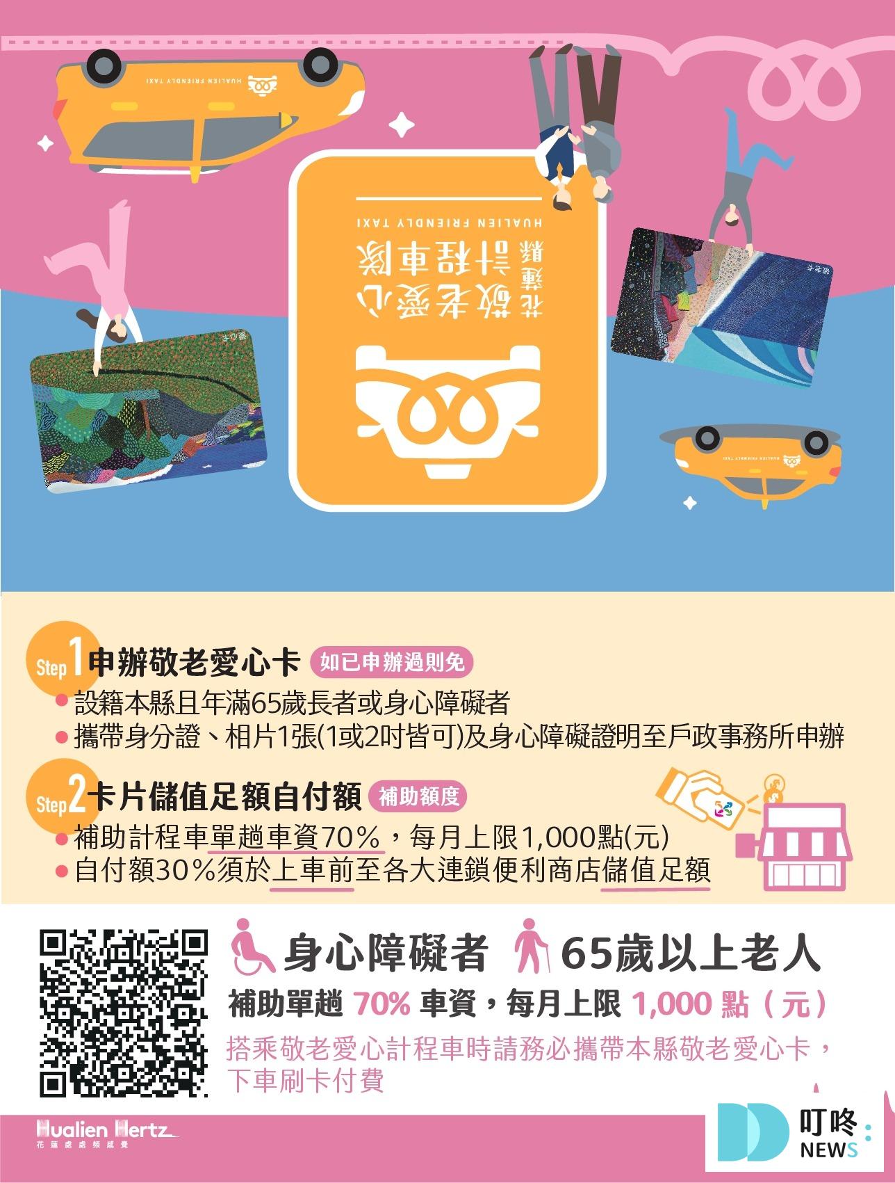 【花蓮敬老愛心卡懶人包】敬老愛心卡計程車資補助!補貼內容報你知 花蓮敬老愛心卡補助對象、內容
